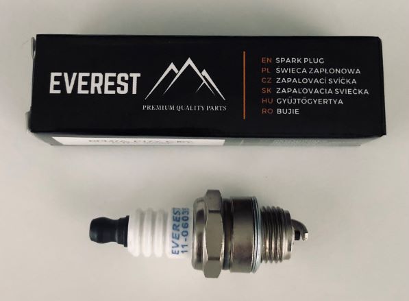 Zapalovací svíčka Everest pro motorové pily, křovinořezy-Velký závit Everest - USA