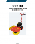 Bubnová sekačka BDR 581SB 5316 SB BLANICE 2014