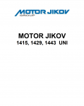 2T motoru MOTOR JIKOV 1415, 1429, 1443 UNI