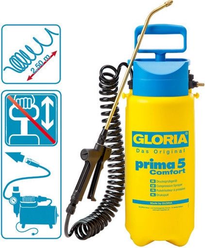 Postřikovač tlakový GLORIA Prima 5 Comfort GLORIA - Made in Germany